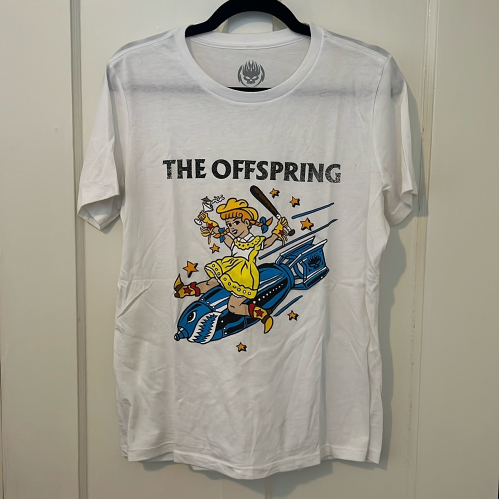 Offspring White Graphic Short Sleeve Tee